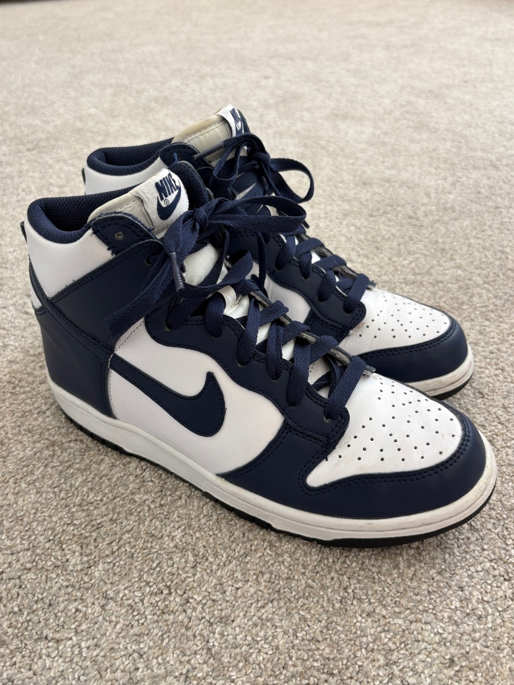 Nike Navy Dunk Highs